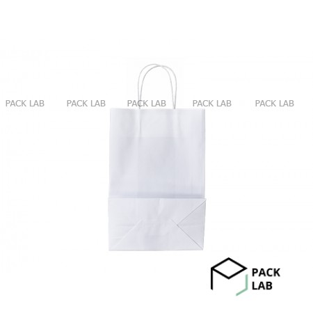 Paper bag white 190*280 mm with handles Paper bag white 190*280 mm with handles